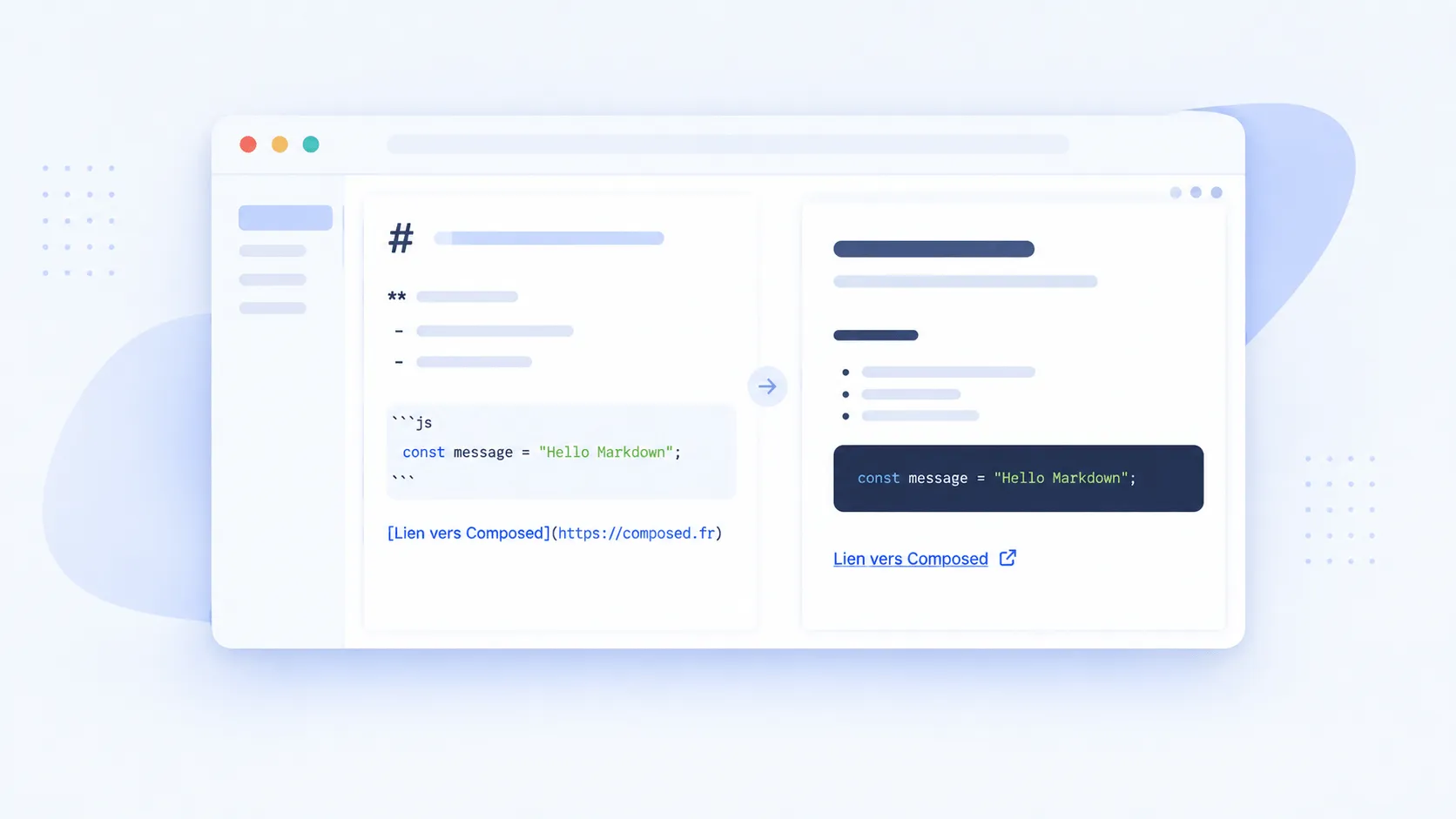 Illustration du guide Markdown